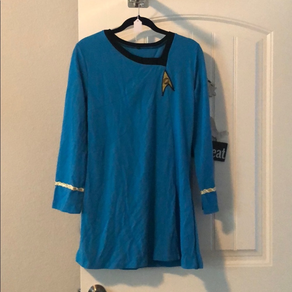 Star Trek Halloween Costume dress w earrings